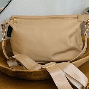 Elegant Beige Crossbody Bag